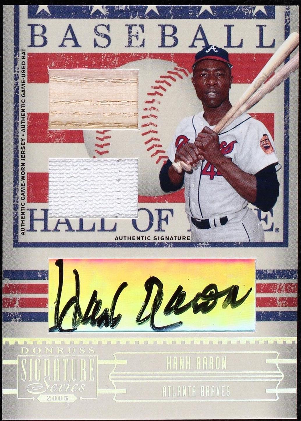 2005 Donruss Signature Series - Hank Aaron #HOF-6 for sale | eBay