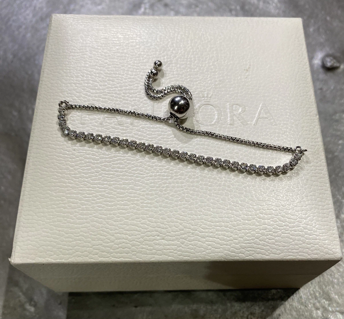 Pandora sparkle slider sale bracelet