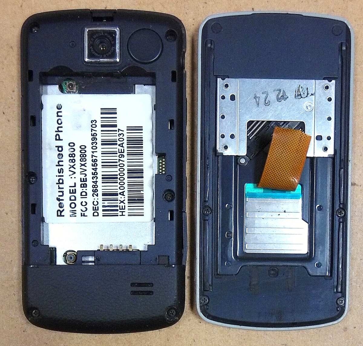 LG Venus VX8800 - Black and Silver ( Verizon ) Rare Cellular