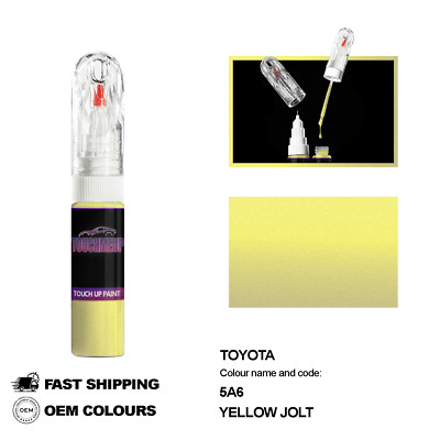 Ausbesserungslackstift für TOYOTA YELLOW JOLT 5A6 Brush Fix Kit Kratzer Chip ...