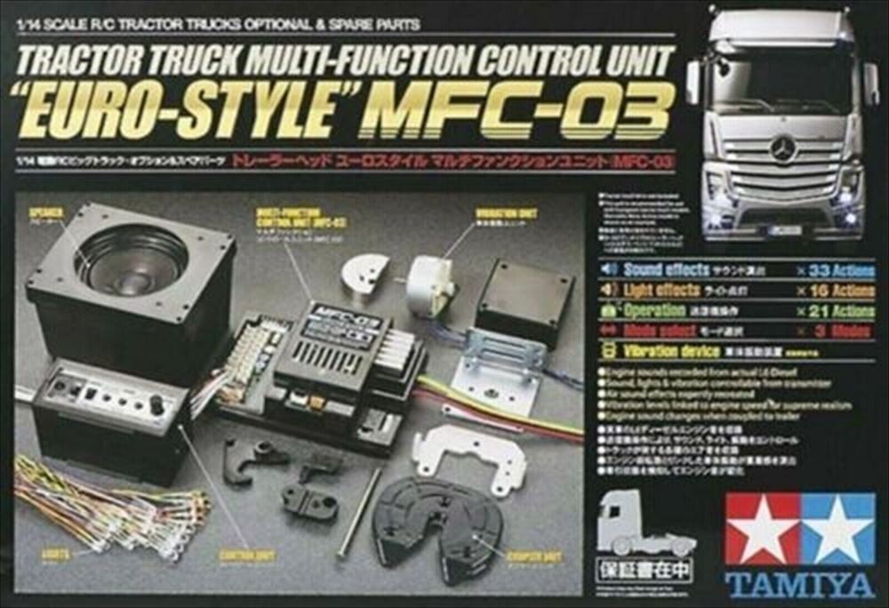 Tamiya 56523 1/14 RC Tractor Truck Euro Style Multi-Function