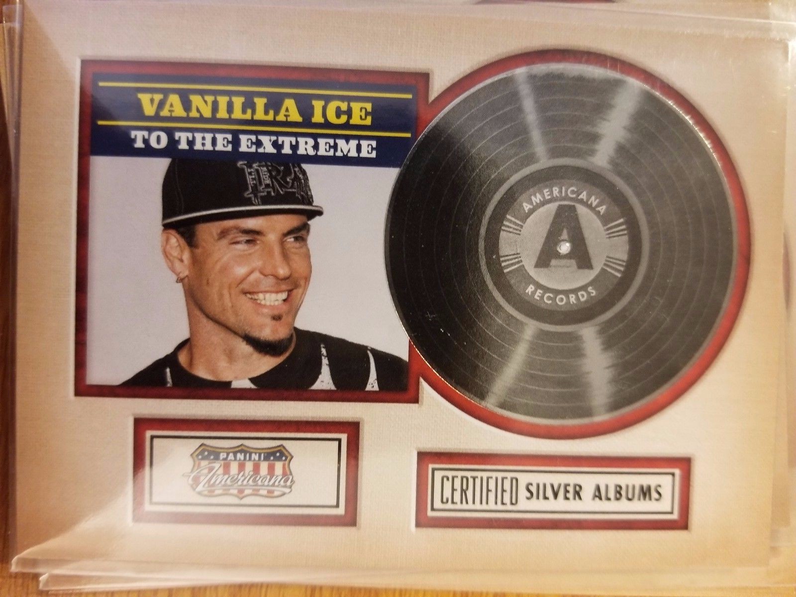 2015 Donruss Americana #6 Vanilla Ice To The Extreme Certified Silver