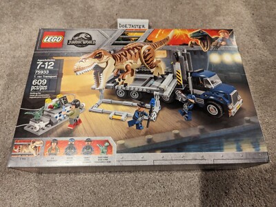 LEGO T. Rex Transport - 75933 - Jurassic World - 2018 - NIB - Dinosaur ...