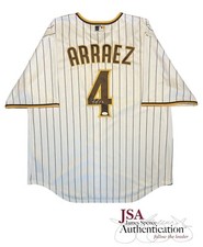 Luis Arraez Signed Authentic Nike San Diego Padres Home Jersey Auto ~ JSA COA