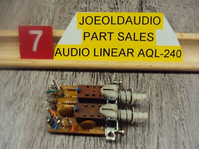 Audio Linear Equalizer AQL-240 Power & -20DB Meter Switch. Parting Out AQL-240
