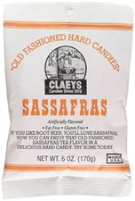Claey's Old Fashioned Hard Candy, Sassafras 6 Ounce [3-Bags]