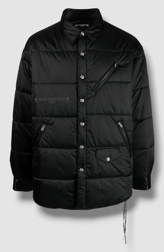 $2470 Mastermind World Men's Black Padded Shirt Jacket Coat Size XS video thumbnail