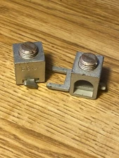 Lot of Two (2) GE Neutral/Ground Lugs (TGL20CP ) Wire Size 6-2/0 AWG Cu/AI