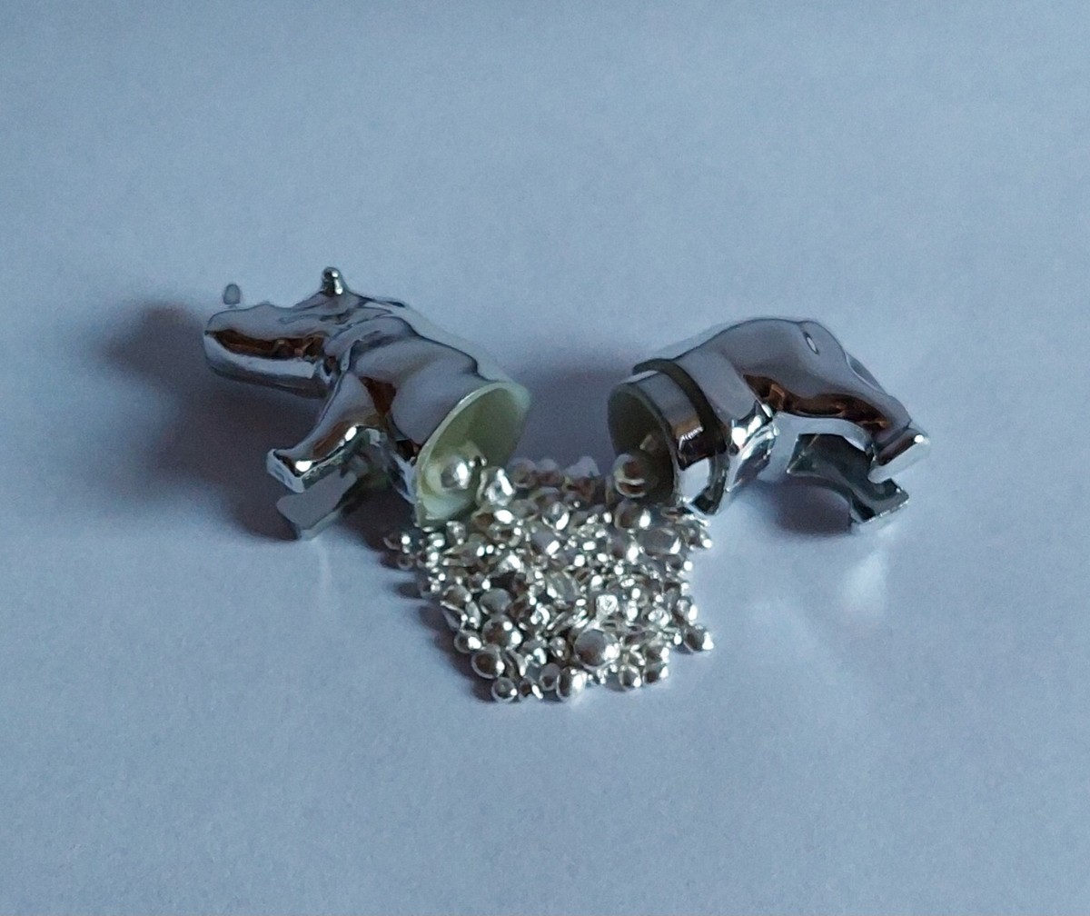 1/3 Troy Ounces Silver Rhino .999 Fine Silver 