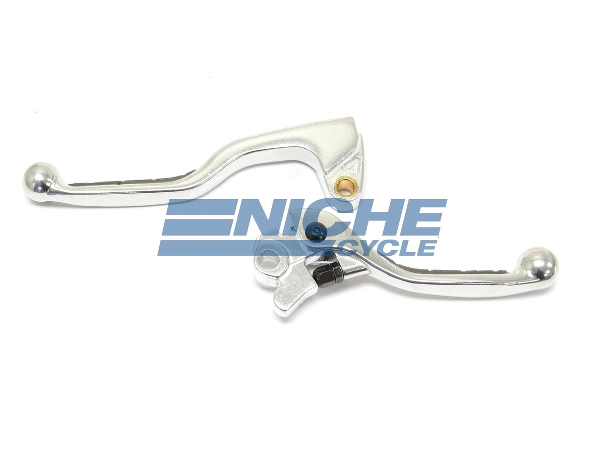 2000-2007 Kawasaki KX85/125/250 Emgo Forged Lever Set Non-Slip