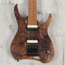 Mayones 40th Anniversary Hydra Elite 7 Headless 7-string Guitar, Walnut
