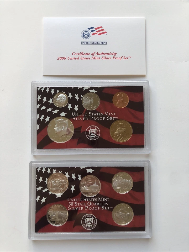 United States Mint Silver Proof Set 2006 State Quarters - Image 3 of 3