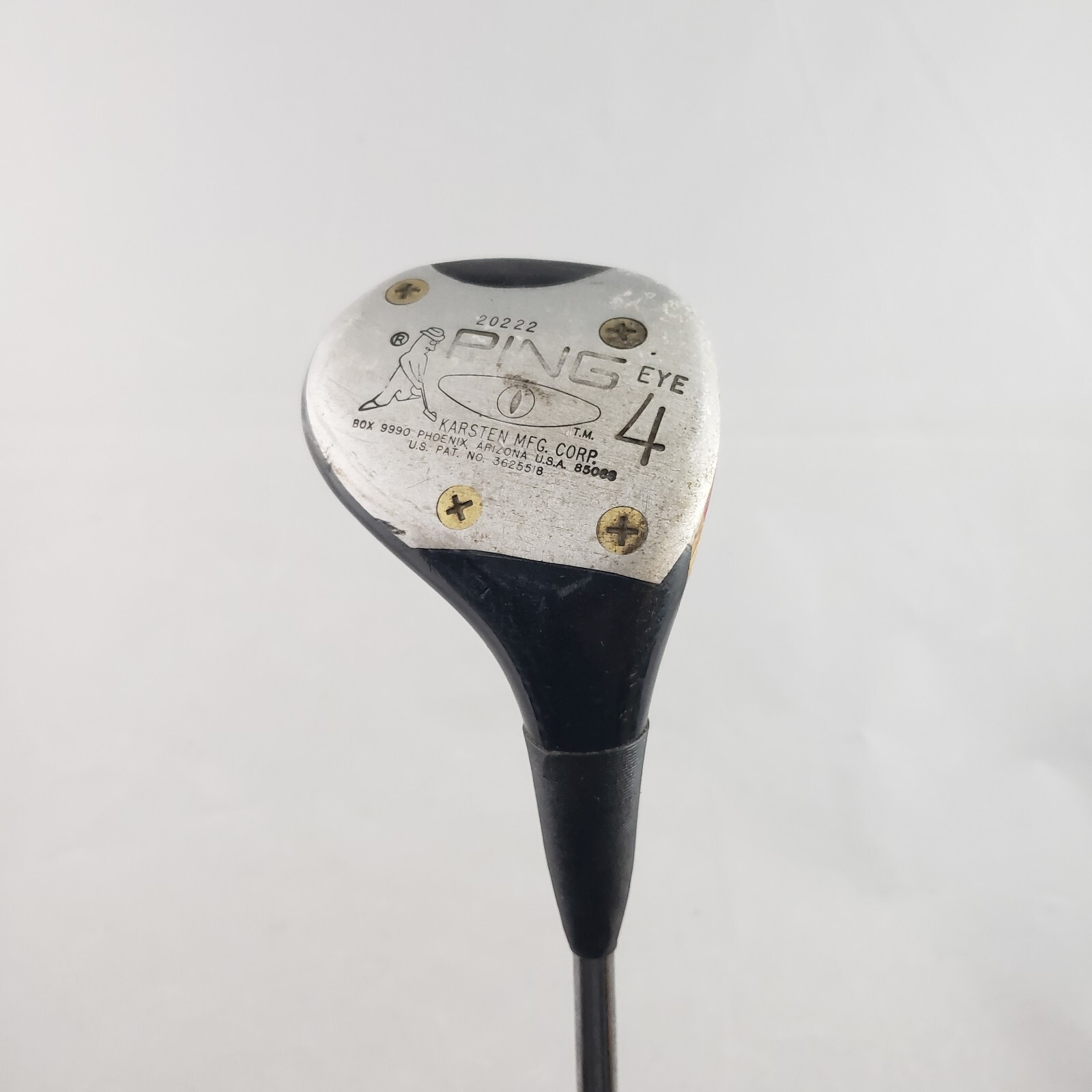 Vintage Ping Eye Laminated # 4 Wood Lite Stiff Flex Steel RH Ping Grip