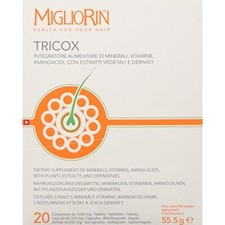 Migliorin Tricox Integratore Alimentare Per Capelli e Unghie: 20 Tavolette + 20