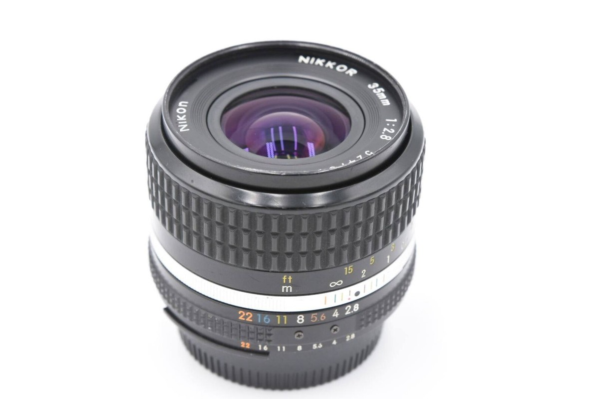 Nikon Ai-S NIKKOR 35mm f/2.8 Wide Angle MF Lens Tested from Japan