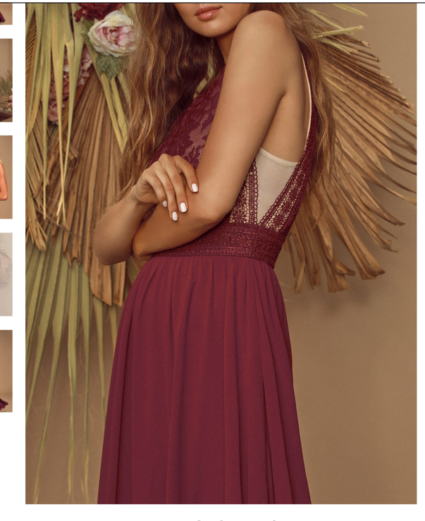 forever and always burgundy lace maxi dress Burgundy Lace Satin Maxi Dress – self-portrait-US