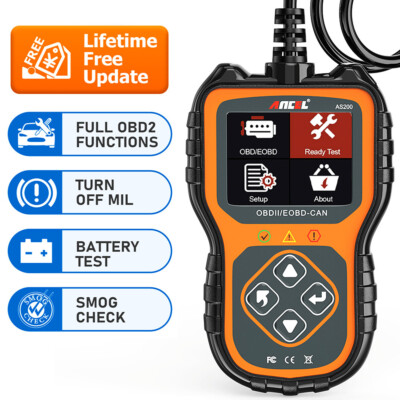 Check Engine Automotive Code Reader Car OBD2 Scanner Diagnostic Tool Live Data