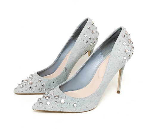 aldo light blue heels