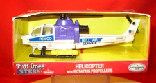 1991 REMCO TUFF ONES STEEL HELICOPTER BELL AIR SERVICE MISB UNOPENED RARE MOSC *