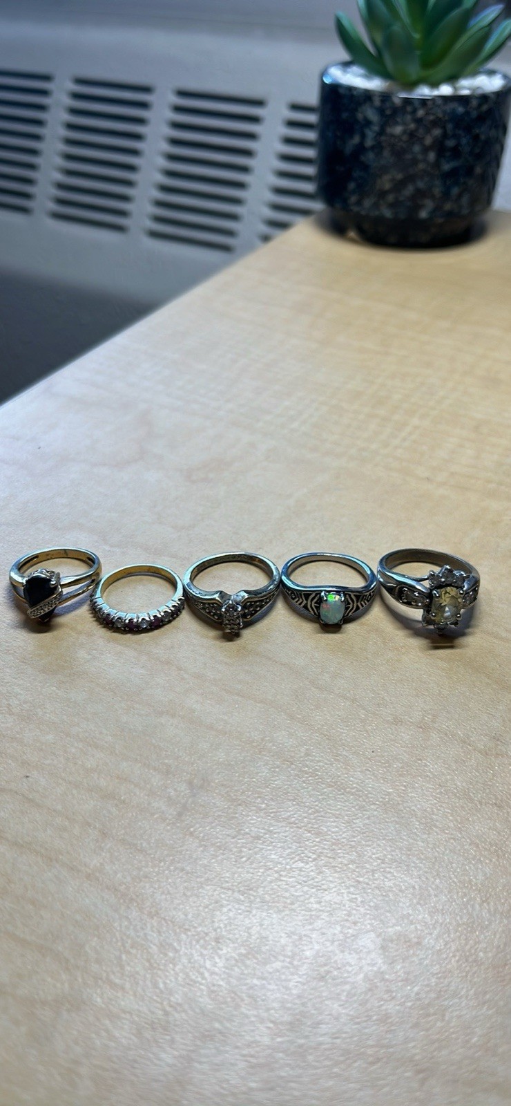 Rings Diamond Ring, Opal Ring, Gemstone Ring, Gem… - image 2