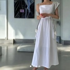 Closing Store Sale! White Long Dress New Official