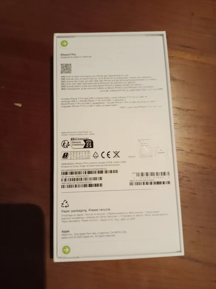 Apple iPhone 17 Pro 512GB Cosmic Orange Neu ✅OVP✅ BLITZVERSAND✅ - Bild 4 von 4