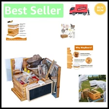 Beeswax Coated Beehive Kit with Tools – Ideal for Aspiring Beekeepers