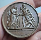 Rare Louise d’Orléans Wedding Medal with Leopold I 1832 by Gayrard