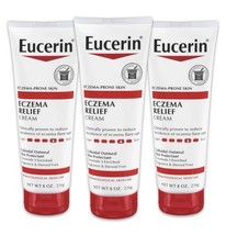 Eucerin Eczema Relief Cream Trio 8 oz Colloidal Oatmeal Ceramide Fragrance-Free