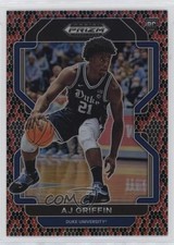 2022-23 Panini Prizm Draft Picks Venom Prizm AJ Griffin #56 p8v