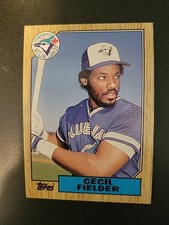 6 Mint Cecil Fielder Cards, 87, 88