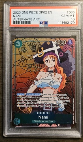 Nami (Alternate Art) graded PSA 10 for sale on eBay