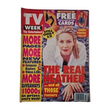 TV Week Vintage Magazine Sept. 10, 1994 Kieren Perkins Pin-Up, Heather Locklear