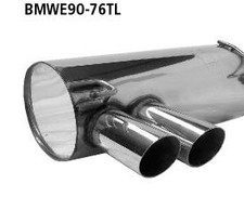 Bastuck Sportauspuff BMW 330d (E92) Coup� 2x76mm 20� schr�g
