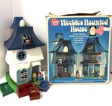 VTG 1976 Hasbro Weebles Haunted House w/Box, Witch, Ghost  More 580 Complete