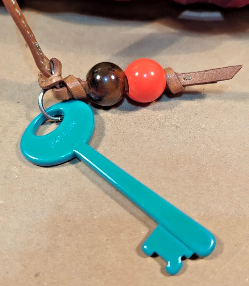 Bolso de Mano Fossil Key-per XL Lona Recubierta Bolsillos Florales 20 Pulgadas Foto 3 de 4