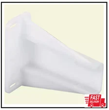 Drawer Side Track Brackets, White Nylon (1-pair) | Back Line Backplate By In R