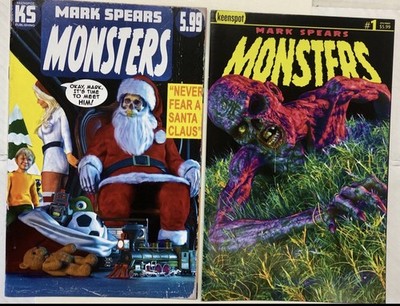 Mark Spears Monsters #1 6th Print, #4 2nd Print, Maid Cafe #1 Lot NM  Keenspot