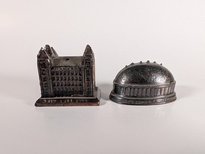 Vintage Salt Lake City Utah Souvenir Salt & Pepper Shakers - Temple & Tabernacle