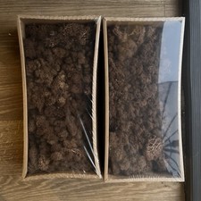Brown Artificial Moss, 13oz per box, 2 boxes