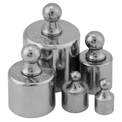 5Pcs 1g 2g 5g 10g 20g Grams Precision Calibration Scale Weight Test Set Kit New - Picture 1 of 10