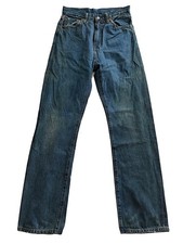 Levi's Vintage Clothing 1950's 701 Jeans 28x33 Big E Selvedge Worn In Blue Wash