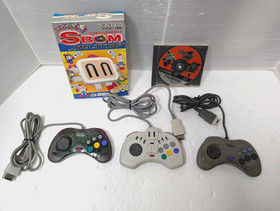 Sega Saturn Sbom Multi Tap HC-736 HC-735 3Controllers Saturn Bomberman SS Japan