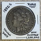 1892-S Morgan Silver Dollar-Better Date-Fine/VF Condition-San Francisco Mint