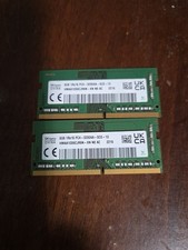 SK Hynix 8GB 1Rx16 PC4-3200AA-SC0-13 HMAA1GS6CJR6N-XN ... Lot X 2