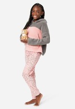 New Justice Plush Kitty Cat Hoodie Pajamas Set PJS  Stuffed Animal S 7-8 NWT