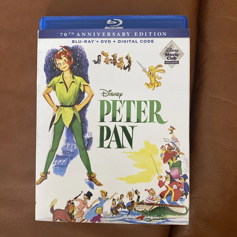 Peter Pan - (70th Anniversary Blu-ray DVD) DMC Exclusive w/ slipcover - Image 4 of 4