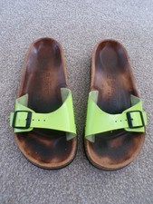 Ladies Birkenstock Lime Green  Sandal  Size  38  (11)