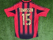 GENUINE JON DAHL TOMASSON SIGNED AC MILAN 04/05 SHIRT, EXACT PROOF SHOWN