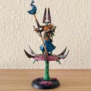 Warhammer Disciples of Tzeentch Painted Gaunt Summoner on Disc Item 374 7